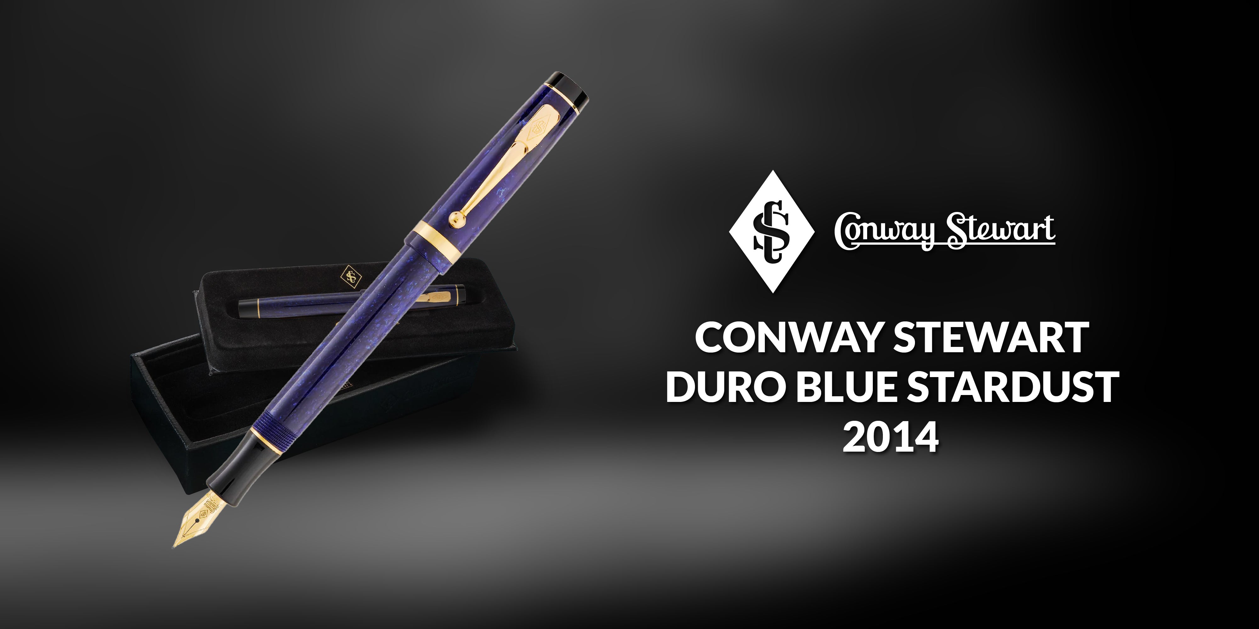 Conway Stewart Duro Blue Stardust, 2014 - Conway Stewart Conway Stewart Duro Blue Stardust, 2014 - Conway Stewart