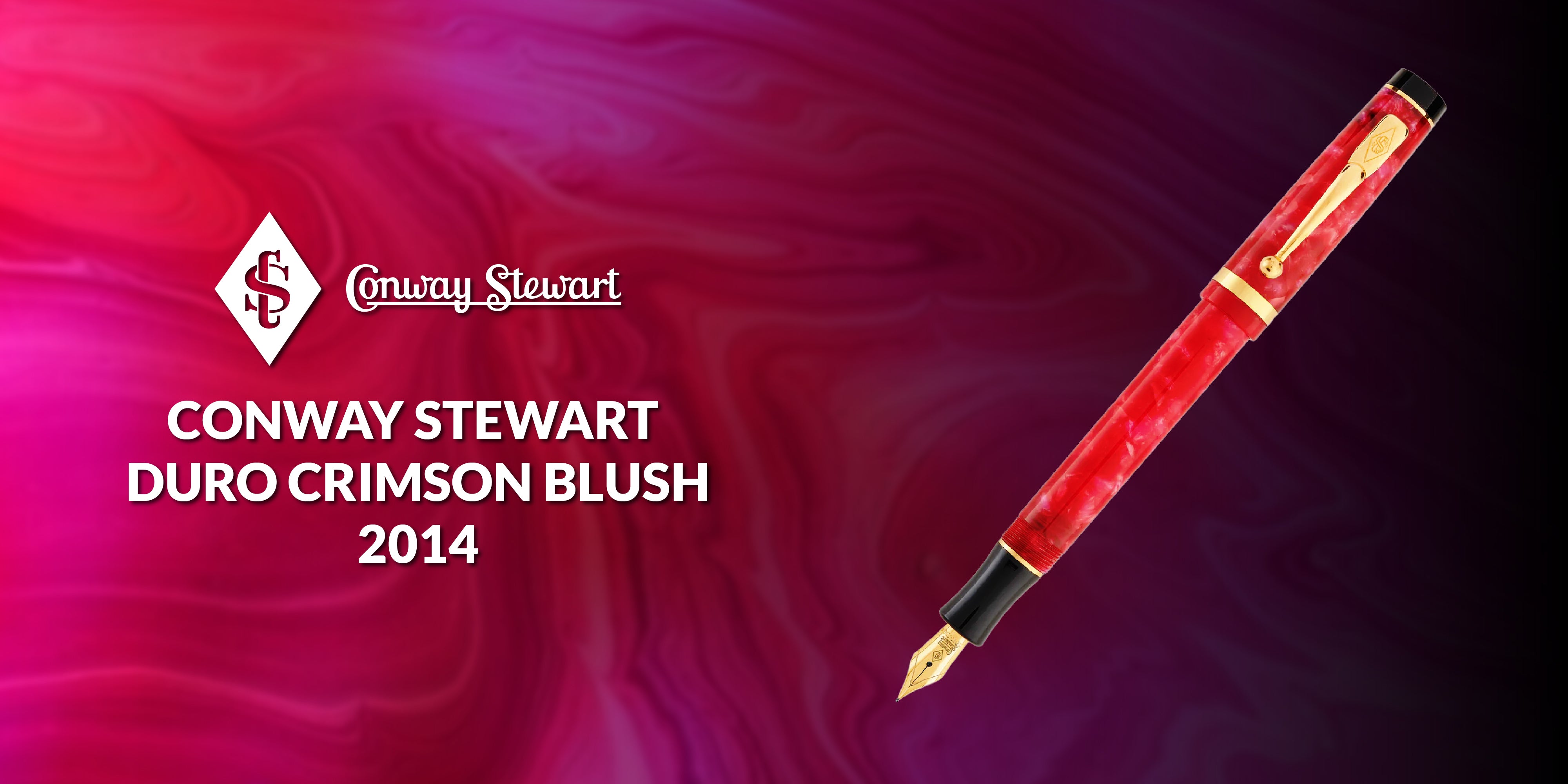 Conway Stewart Duro Crimson Blush, 2014 - Conway Stewart Conway Stewart Duro Crimson Blush, 2014 - Conway Stewart