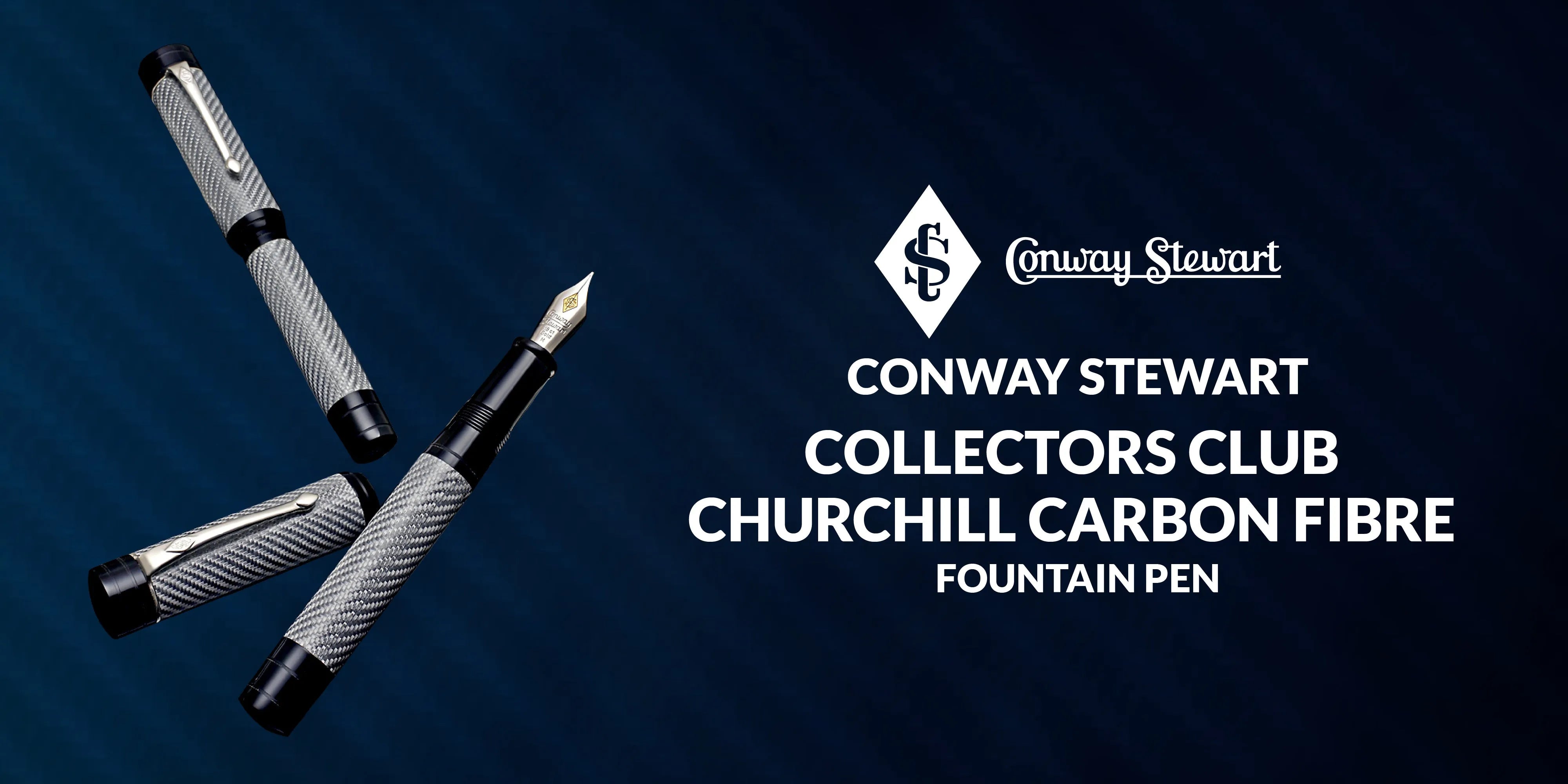 Conway Stewart Collectors Club - Churchill Carbon Fibre Conway Stewart Collectors Club - Churchill Carbon Fibre