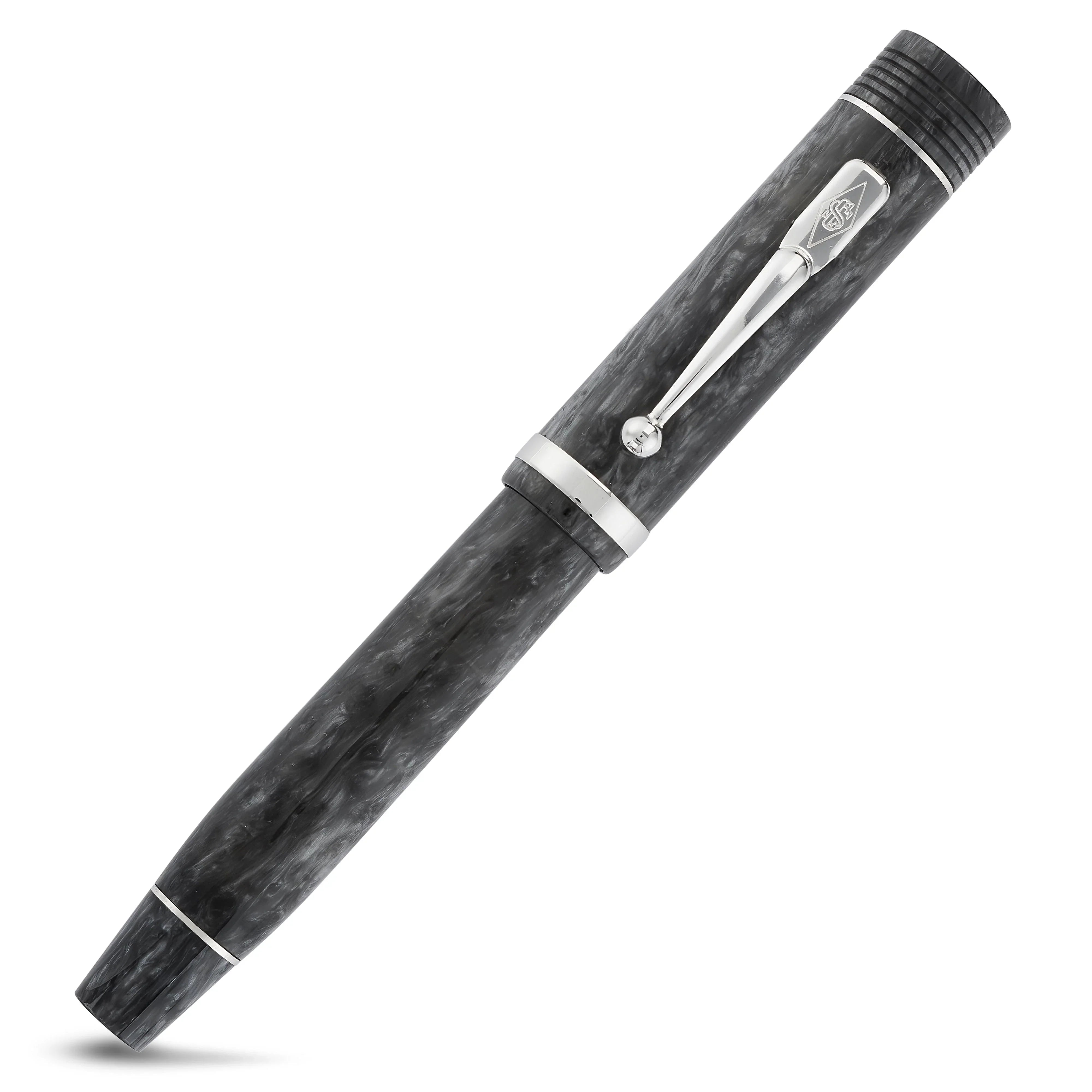 Conway Stewart Churchill Silver Storm conwaystewart.com Conway Stewart Churchill Silver Storm conwaystewart.com