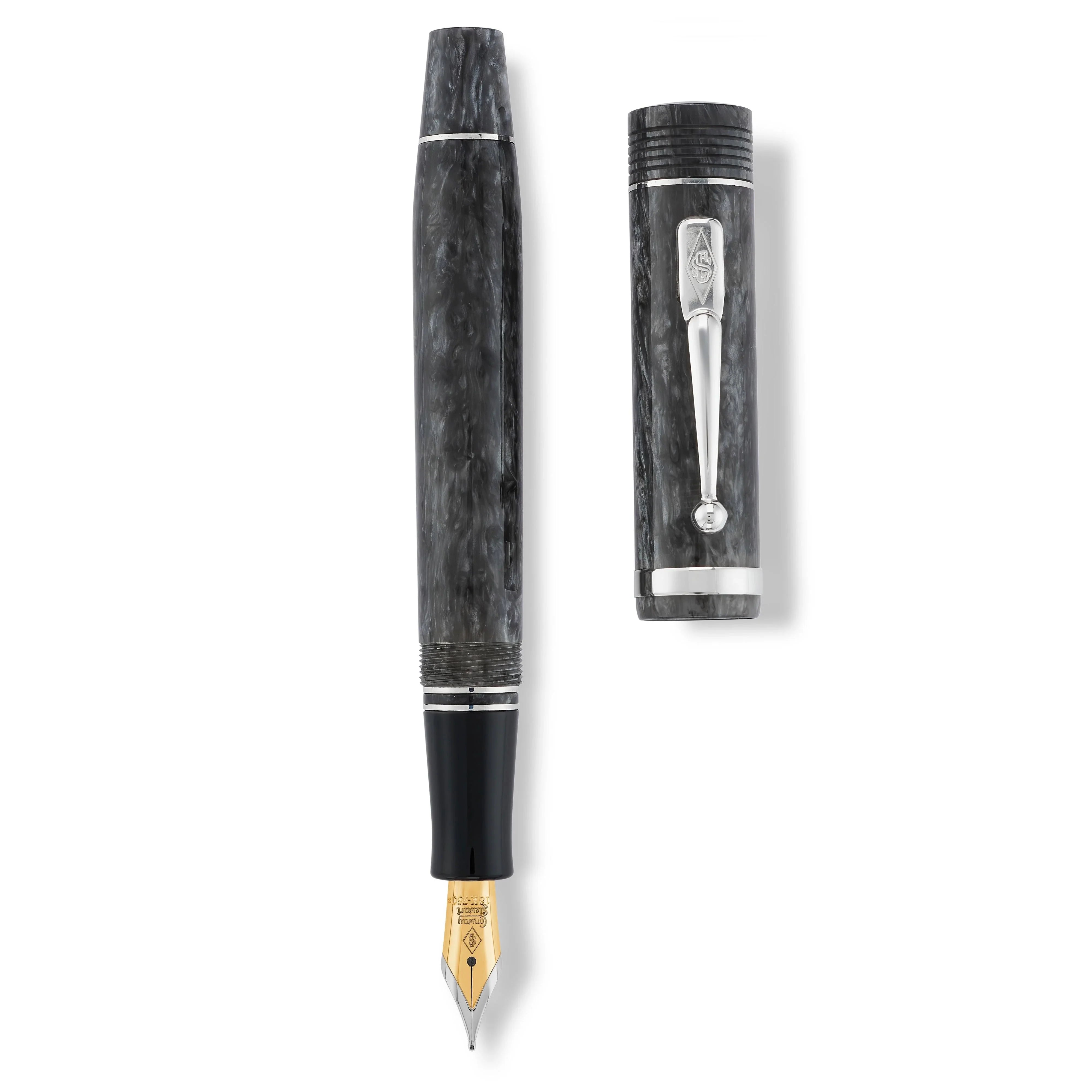 Conway Stewart Churchill Silver Storm conwaystewart.com Conway Stewart Churchill Silver Storm conwaystewart.com