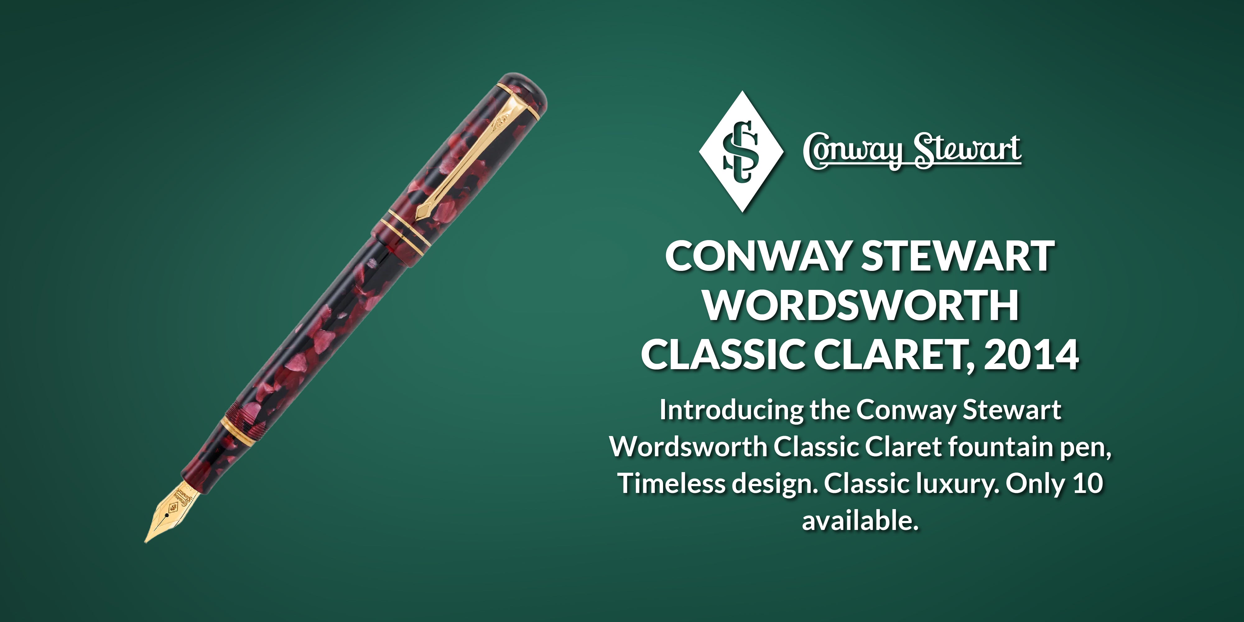 Conway Stewart Wordsworth Classic Claret, 2014 - Conway Stewart