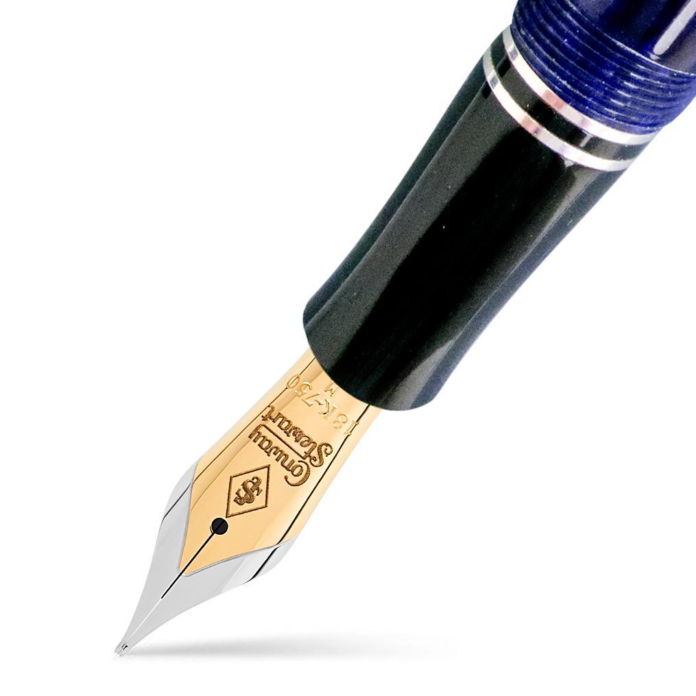 Conway Stewart Churchill Blue Stardust conwaystewart.com